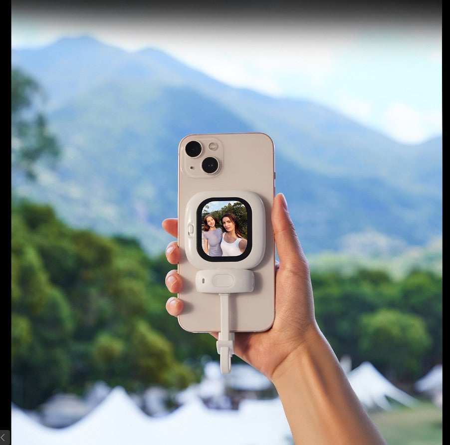 Magnetisch zelfiefoto-display voor buiten