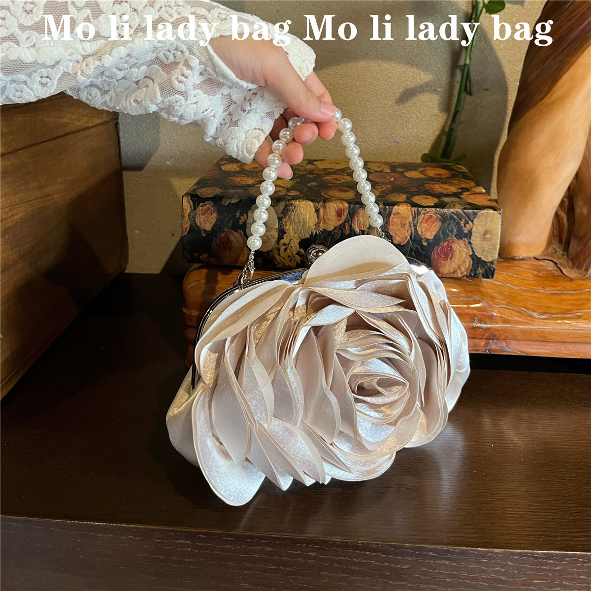 Nieuwe Chinese Retro Avondtas, Bloemen Clutch, Dameshandtas 