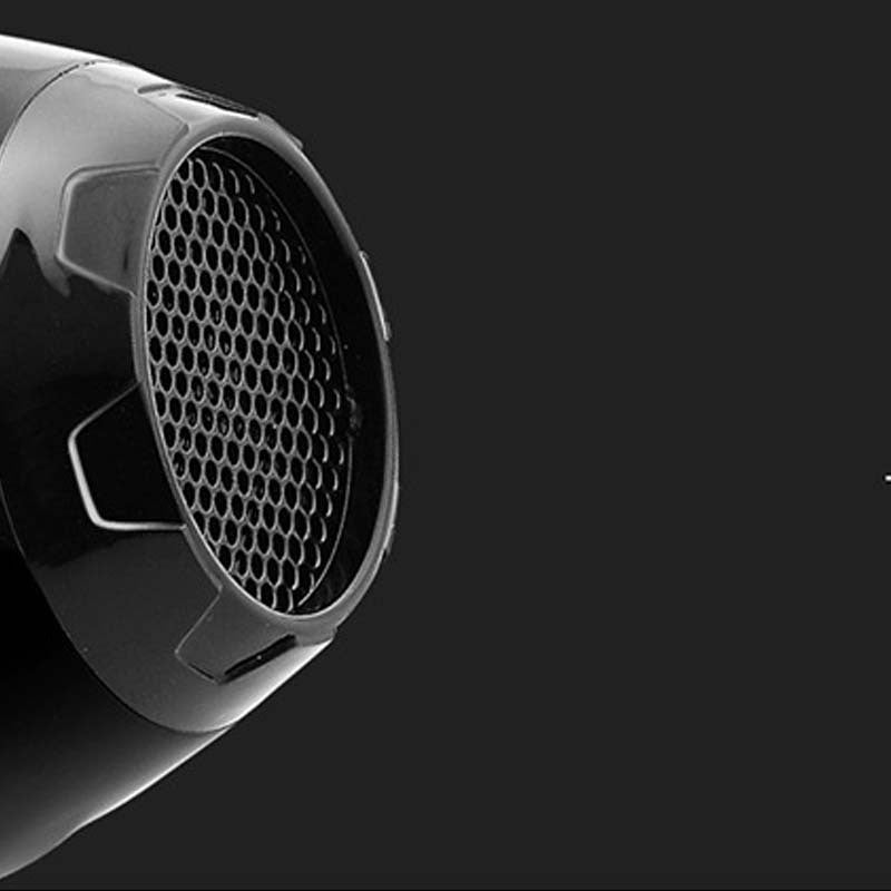 Professionele haardroger voor thuisgebruik met krachtige blauwe lichtfunctie en negatieve ionen. 