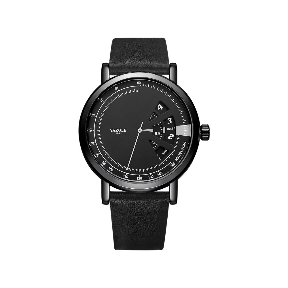 Horloge Heren Draaibare Wijzerplaat Waterdicht Herenhorloge Quartz Horloge Herenhorlogeh 