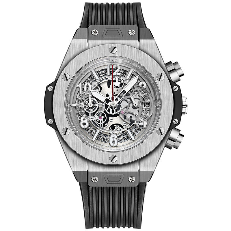 Herenhorloge Sport Siliconen Mode Kalender Quartz Horloge