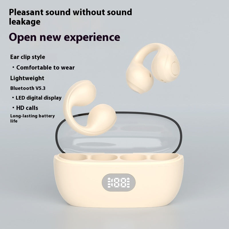 Grote,  draadloze sport-oordopjes met clip