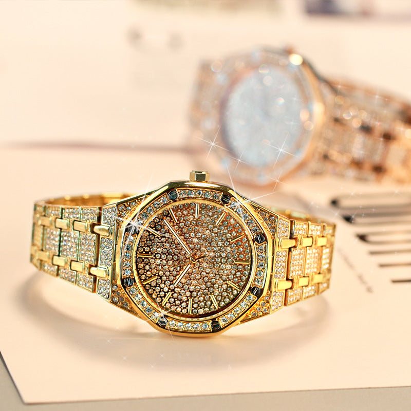 Starry Diamond Horloge Herenhorloge Grote Wijzerplaat