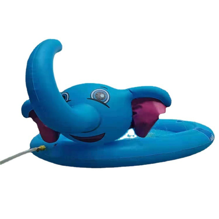 Verdikte PVC olifantenfontein  speelmat voor buiten