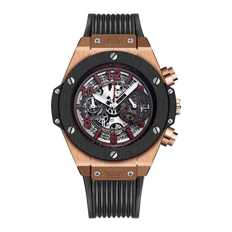 Herenhorloge Sport Siliconen Mode Kalender Quartz Horloge