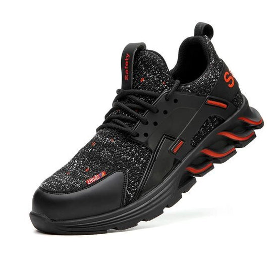 Veiligheidsschoenen met deodorant . Werkschoenen