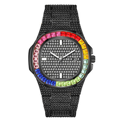 Vierkant Diamant Horloge Trend Horloge Heren
