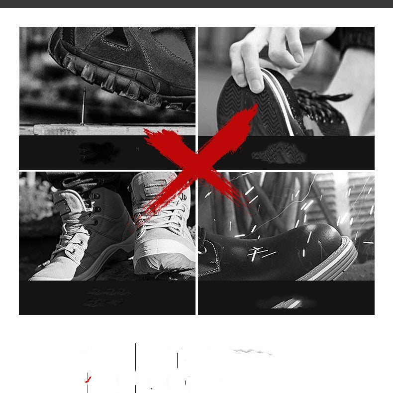 Veiligheidsschoenen voor heren, ademend model met gevlochten bovenwerk. Werkschoenen