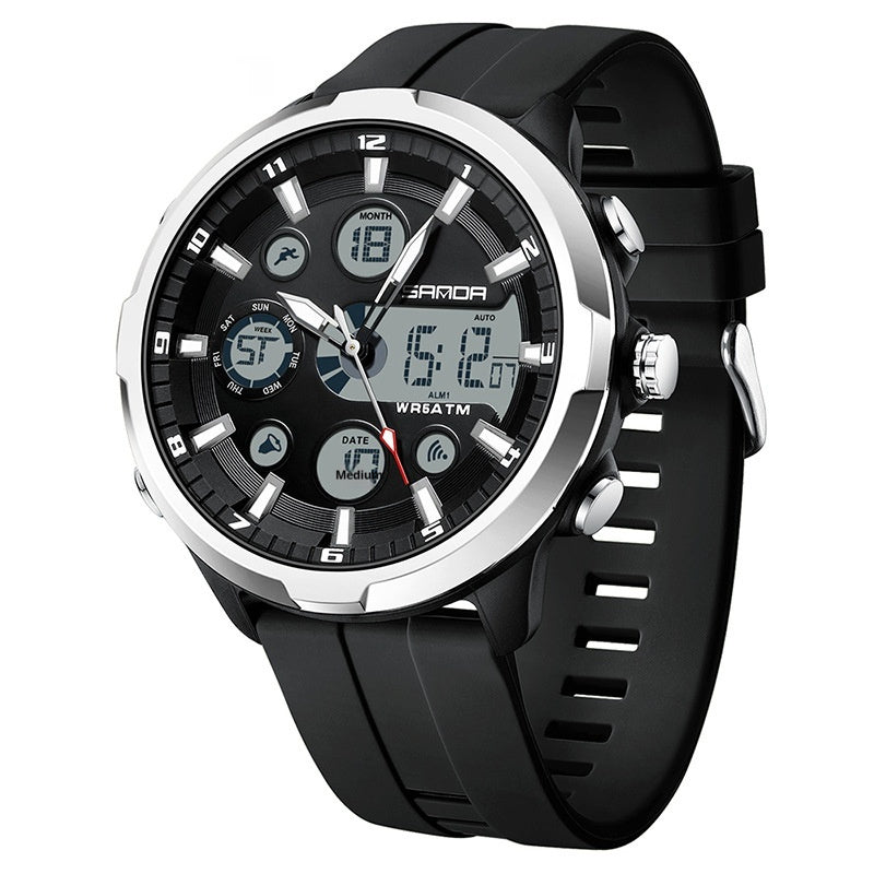 Herrenhorloge, casual, trendy, waterdicht, lichtgevend, multifunctioneel 