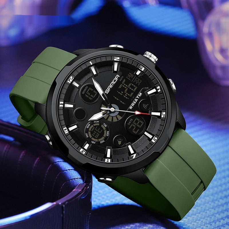 Herrenhorloge, casual, trendy, waterdicht, lichtgevend, multifunctioneel 