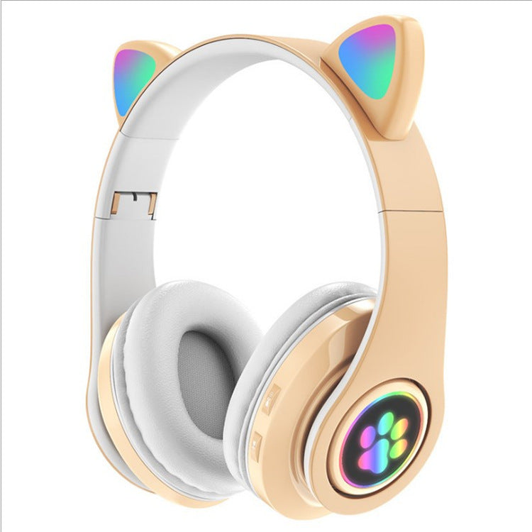 Bluetooth-hoofdtelefoon met  stereogeluid en kattenklauwen-ontwerp