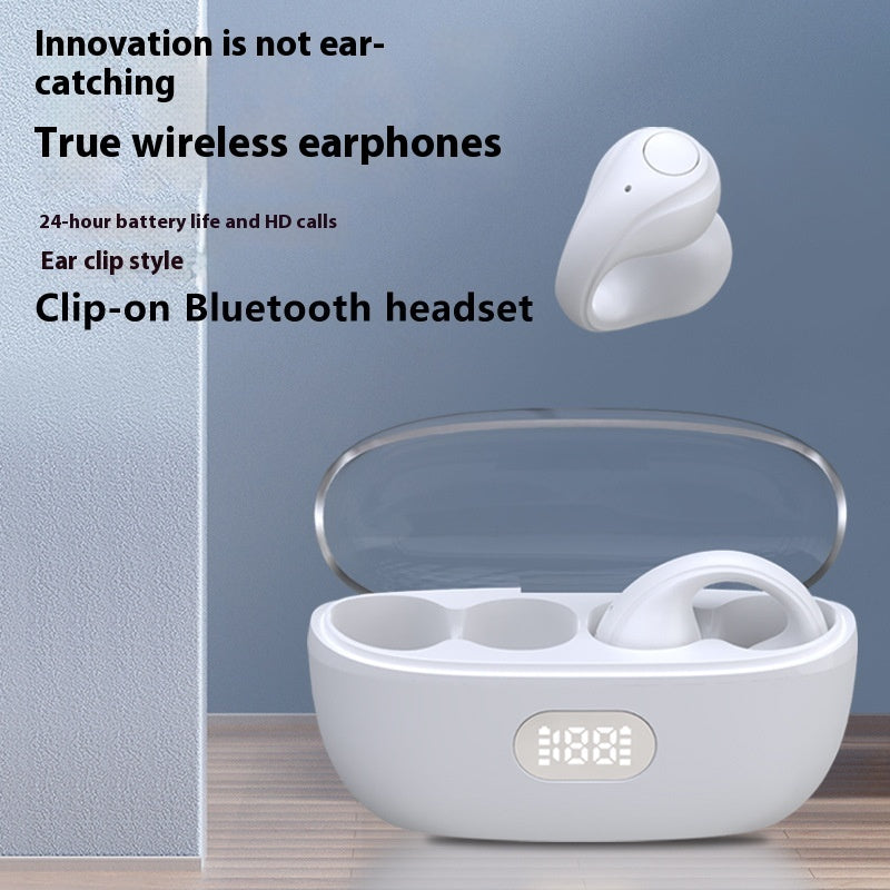 Grote,  draadloze sport-oordopjes met clip