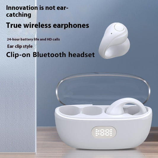 Grote,  draadloze sport-oordopjes met clip