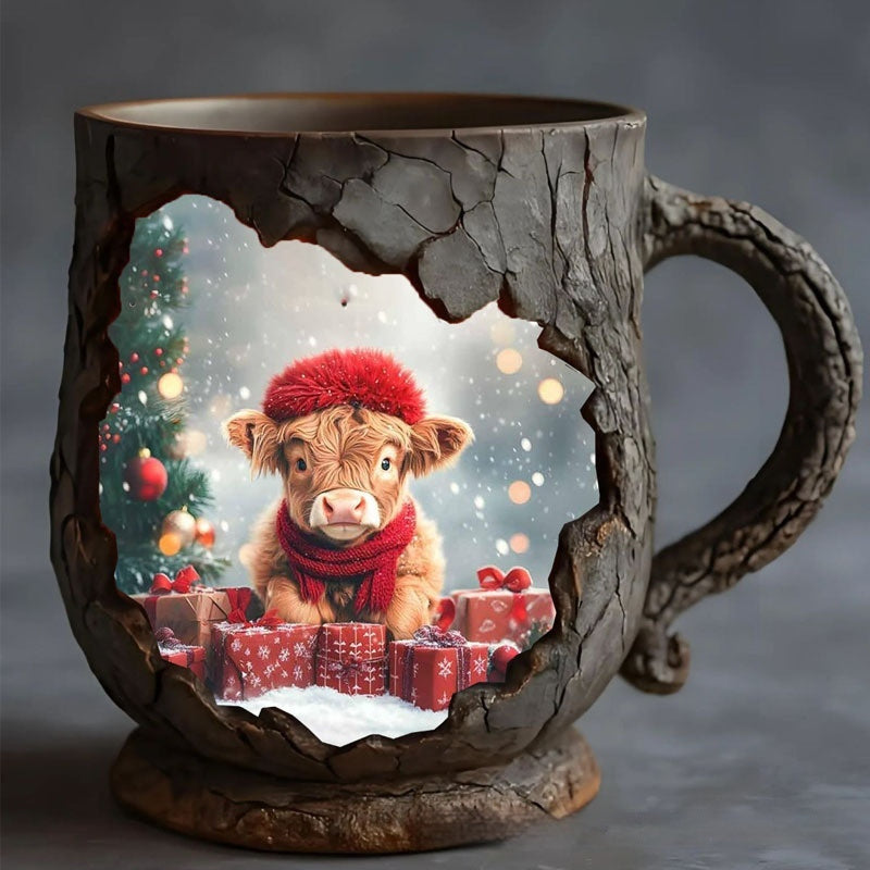 Resin Bigfoot Forest Flame Mark beker 