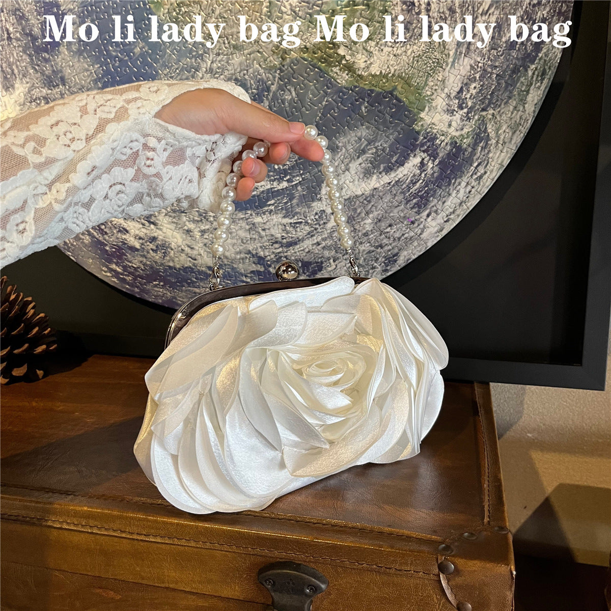 Nieuwe Chinese Retro Avondtas, Bloemen Clutch, Dameshandtas 