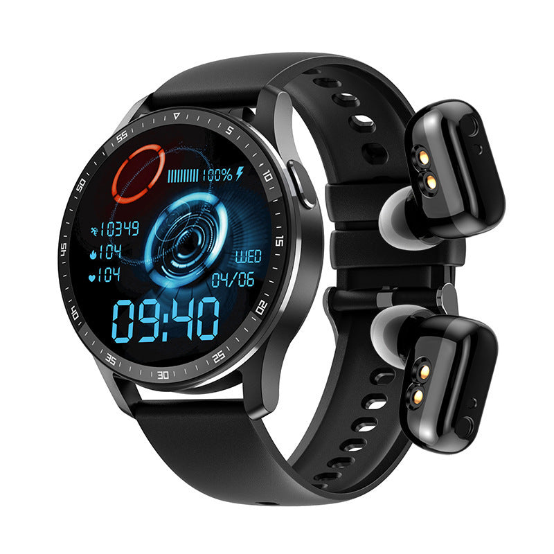 Smartwatch Bluetooth-oproep 2-in-1 headset Smart sportarmband 