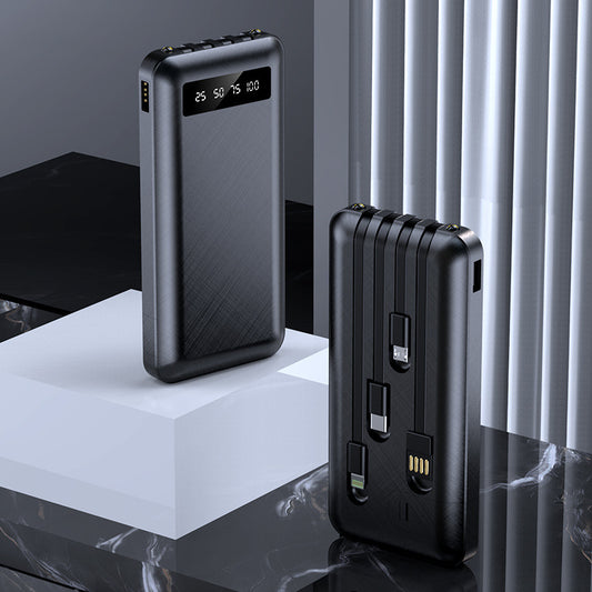 Lichtgewicht spiegelvormige  powerbank met grote capaciteit