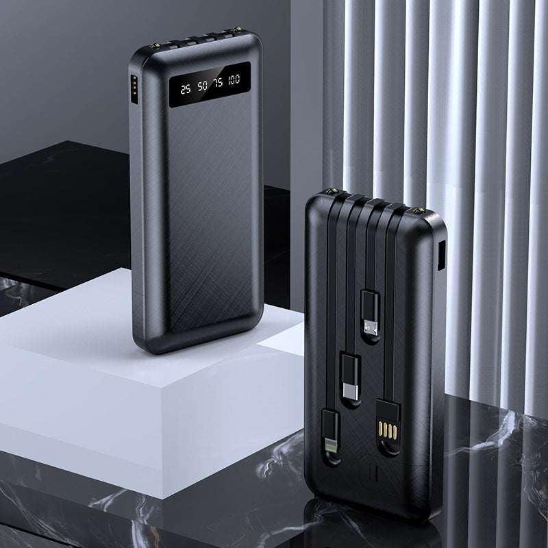 Lichtgewicht spiegelvormige  powerbank met grote capaciteit